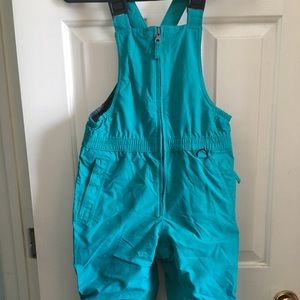 Lands end snow overalls size 8 grow a long